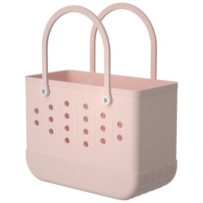 China Dug 2022 One Waterproof Beach Bag Tourism Waterproof Beach Bag Hole Proof Shoulder Handbag Drop Basket Pet Bag EVA Vegetable Beach Bags for sale