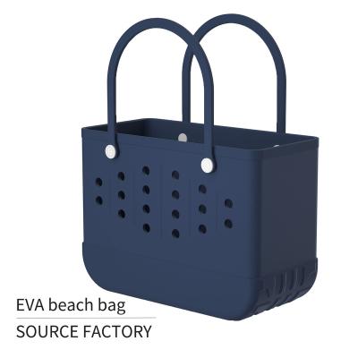 China Hollowed out 2022 The new eva stereo hollow handbag shoulder waterproof bag for beach toy beach basket pet bag eva beach bag for sale