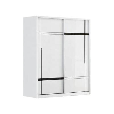 China Clothes 5 Doors MDF Wardrobe Storage Cabinet Customized Wooden Closet for sale