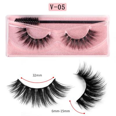 China New Arrival Strip Lashes Box Private Label Eye Lashesh Empty Box Best Supplier Soft Good Quality Eyelashes for sale