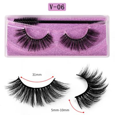 China New Arrival 13mm Soft Quality Handmade Tape Free Sample Excellent Custom Lash Box Eye Lashesh 6d for sale