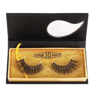 China Qingdao Factory Price 18-20 Mink Lashes High Quality 25mm Long Natural False Eyelashes for sale