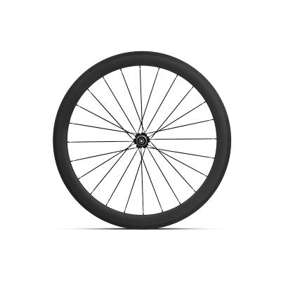 China Road bikes carbon wheelset 700c carbon road racing bike 50mm bicycle wheelset brake v for sale