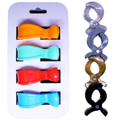 China Simple Glitter Colors Baby Pram Plastic Pegs, Plastic Baby Pram Clips Cover Clips Play Gym Teether Pram Kids Gift for sale