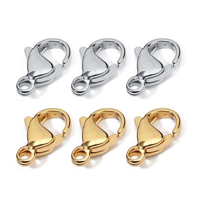 China 100% Eco-friendly Stainless Steel Lobster Buckle Accessories Necklace Bracelet Shrimp Male DIY Accessories Connecting for sale