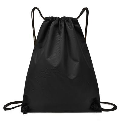 China Custom Logo Large Drawstring Bag Nylon Eco Friendly Waterproof Carry Bag Drawstring Bag for sale