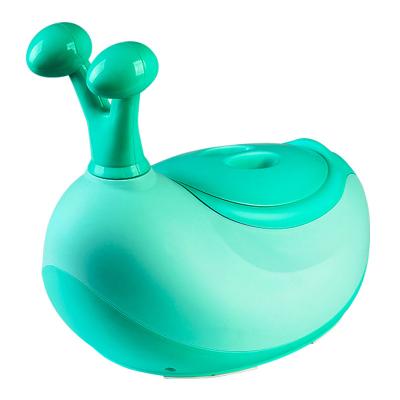 China Wholesale Non-Slip Training Urinal Cartoon Snail Potty Pee Shield High For Baby Toddler Kids Cute Snail Shaped Potty Trainer for sale