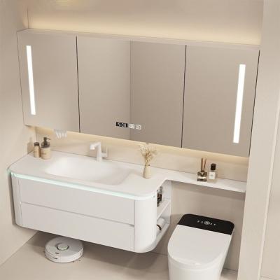 China Ogrand Traditional Australian Hotel Bath Single Sink Bathroom Vanity Cabinets Cabinets Sink For Bathroom for sale