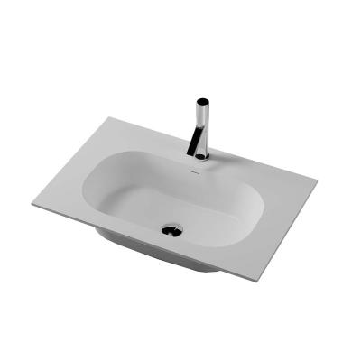 China Modern ogrand public bathroom sinks black color commercial bathroom double sinks with countertop for sale