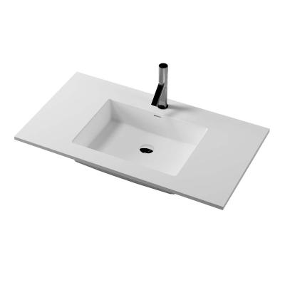 China oLarge Modern Wall-hung Marble Wash Basin Vanity Top Toilet Hand Wash Basins for sale