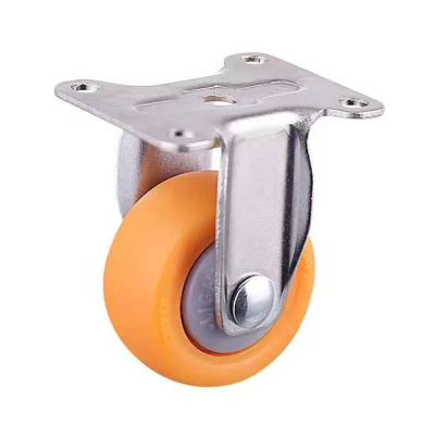 China Zhongshan Rigid Galvanized Silent Light Duty Caster 1.5inch Wheel for sale