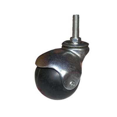 China 3 Inch Load 70kgs Traditional Furniture Threaded Screw Swivel Ball Caster for sale