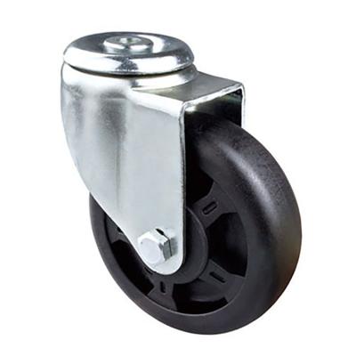 China High Temperature PIVOT 12mm Bolt Hole 3 Inch Black Caster Wheel for sale