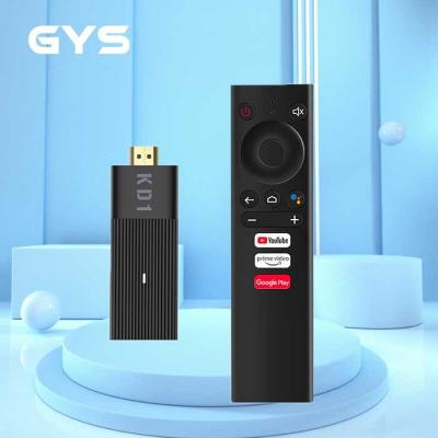 China Mini Google TV Stick Fire Stick CERT Mecool KD1 Core 2.4G/5G WiFi USB 4K Android TV Android 10 ATV 2GB 16GB S905Y2 Quad Core Google TV Cert for sale