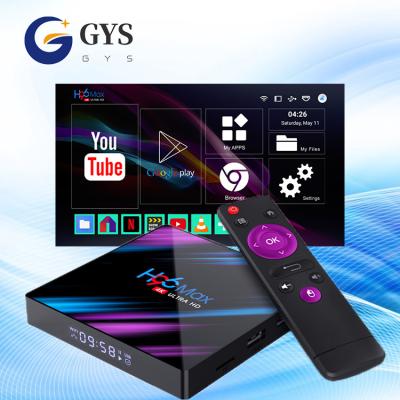 China Support Factory Price 4K H96 RK3318 4k HDR Android 9.0 Max Set Top Box Android 9.0 Internet TV RAM 4gb ddr3 Max Box for sale