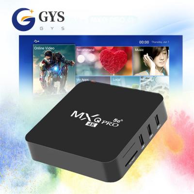 China Smart Android 10 MXQ PRO 5G pro 4k 5G Android TVBox Android 10 OS 1Gb 8Gb R69 MXQ wifi tv box 4K set top box for sale