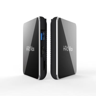 China WIFI Amlogic s905X2 H96 MAX X2 mini PC built Android dual band wifi tv box for sale