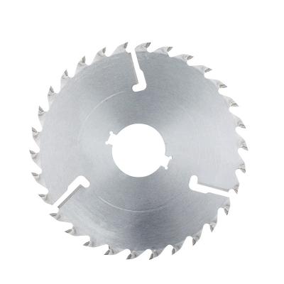 China 75Cr1 Carbide Teak Wood Cutting Circular Saw Blades For Woodworking 3 Scrapers Circular Wood Multiblade Saw for sale