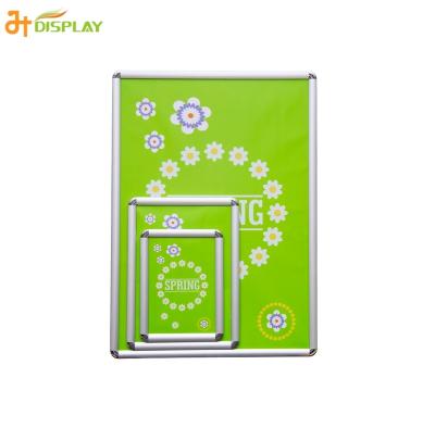 China Silver Instant Change Picture A4 Photo Frame Aluminum Snap Frame for sale