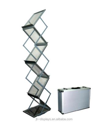 China Floor Standing Foldable Acrylic Literature Rack for sale