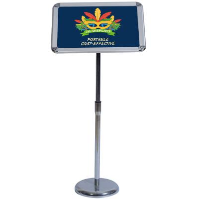 China Store Supermarket Mall Advertising Menu Sign Board Portrait Basic Landscape Adjust Poster Stand for sale