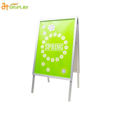 China Custom Cheap Double Change Image Side A View Sign A1 Aluminum Trade Show Poster Stand for sale