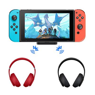 China Wireless Audio Transmitter For Switch Lite PS4 PS5 PC TV BT5.1 Blue Tooth Adapter With Low Latency Airpods Compatible Headsets QP1031 for sale