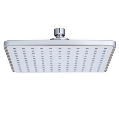 China With Switch Bathroom ABS Rain Top Shower Head Chrome Plastic Top Shower Head for sale