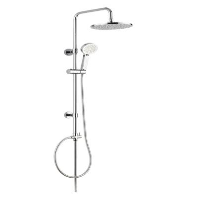 China Without Needles New Bathroom Accessories Adjustable Public Wall Mounted Faucet Curtain Shower Set for sale