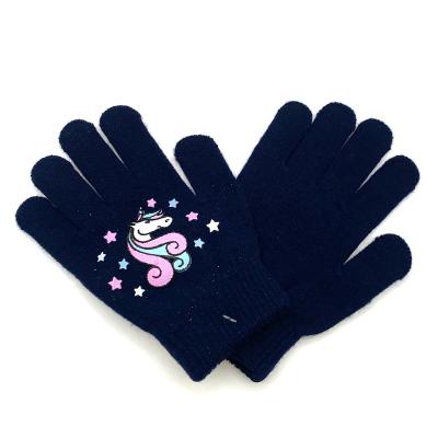 China Daily Life Kids Gloves Children Winter Gloves Girls Cartoon Magic Gloves for sale