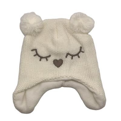 China New Baby Winter COMMON Beanie Hat Cute Winter Beanie for sale