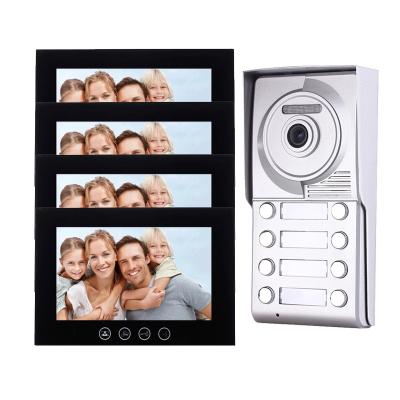 China Talk 8 family video intercom door intercom video monitoring system apartment building video intercom for sale