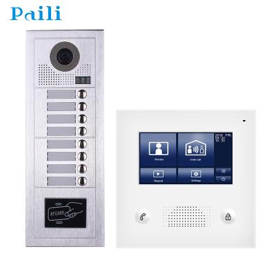 China Outdoor Multi Surveillance Building Video Door Phone IP Based Smart Intercom Video Doorbell for sale