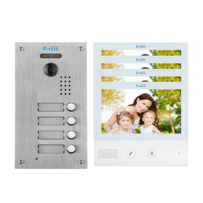 China Waterproof/Waterproof Intercom Multi Wire 2 Wire Doorphone Video Intercom Doorphone Apartment Intercom Video Phone for sale