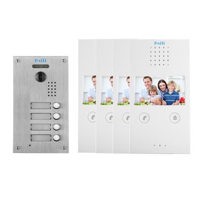 China Waterproof/waterproof low price video door bell intercom for villa 2 wire video intercom waterproof video doorphone for sale