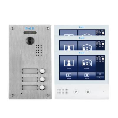 China Waterproof / Waterproof Video Door Intercom 4.3 Inch Color Screen Video Door Phone IP Digital Video Intercom for sale