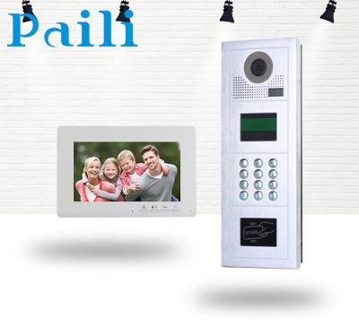 China Open Apartment Multi-unit Security Intercom Door Unit Door Phone Door Building Video Station for sale