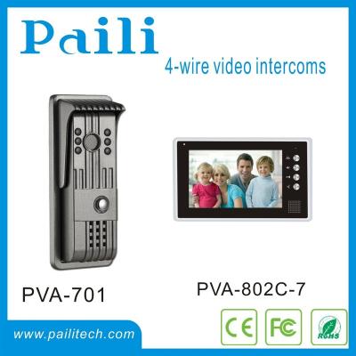 China Hands-free maintenance indoor 7 inch touch screen video door phone, internal communication villa intercom for sale