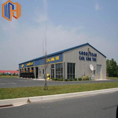 China Steel Workshop Pre Engineered Steel Gable Roof Workshop Metal Factory Building for sale