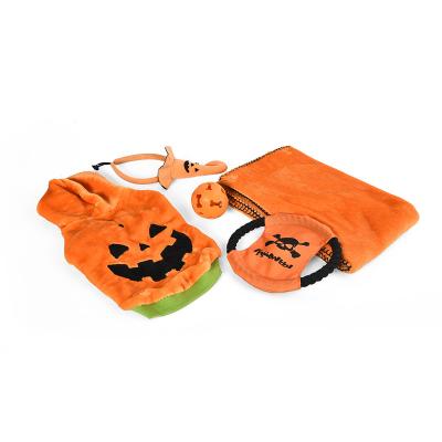 China Petstar Halloween Pumpkin Cover 5 Pcs Viable Orange Dog Gift Box for sale