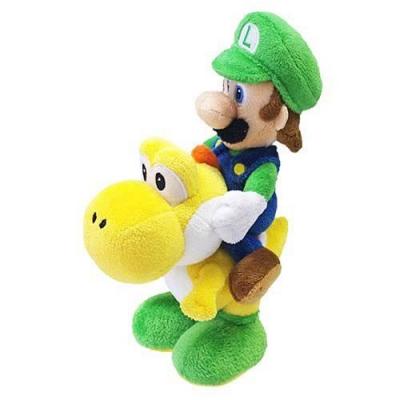 China 2019 Custom Made Super Plush Doll Nintendo Mario Bros Luigi Riding Yoshi Plush Soft Stuffed Toys for sale