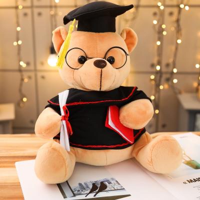 China Yangzhou Handmade Custom Stuffed Soft Plush Toy Teddy Bear Graduation Bear for sale