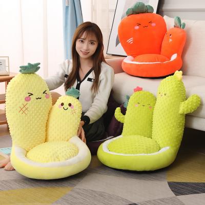 China Wholesale Character Plush Pillow Wheelchair Reading Car Seat Meditation Sofa Set Chair Memory Foam Cushion Cover Home Decor for sale