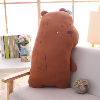 China Soft Character Plush Fox Whale Bear Travel Car Sofa Animal Plush Pillow Toys for sale