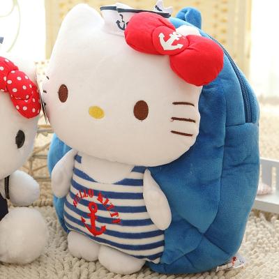 China Handmade Wholesale Kawaii Kids Cute Stuffed Soft Plush Hello Kitty Toy Hello Kitty Backpack for sale