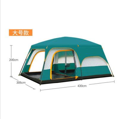 China Diagonal Bracing Type Factory Price Fun Fishing Camping 6-8 People 8-12 People Two Room One Room Outdoor Hall Tourism Tent for sale