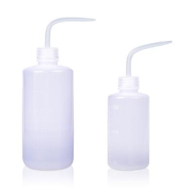 China Custom Plastic Pressure Selling 250ml Logo PE Cosmetic With White Scale Mouthwash Bottle for sale