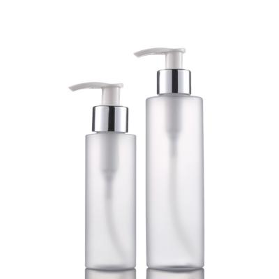 China 250ml 200ml Aluminum Lotion Bottle Shampoo Lotion Pump Bottle Eco Friendly Cosmetic Lotion Bottle for sale