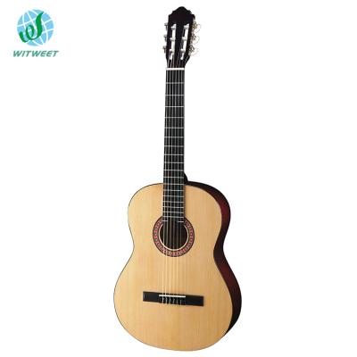 China Impeccable Cheap Price Guitar Nylon String Guitar 3/4 Inch Size 3/4 Size Flamenco Classical Guitar For Student Factory for sale