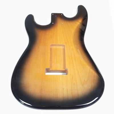 China 2AD2TS-SSS GUITAR String Electric Guitar Alder Body Sunburst Guitar Kit Body for sale